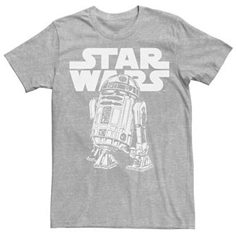 Men's Star Wars R2-D2 Logo Pose Graphic Tee