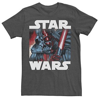 Men's Star Wars Darth Vader Saber Up Close and Personal Graphic Tee