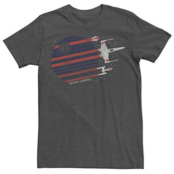 Men's Star Wars A, X, Y-Wing Death Star Flyby Graphic Tee