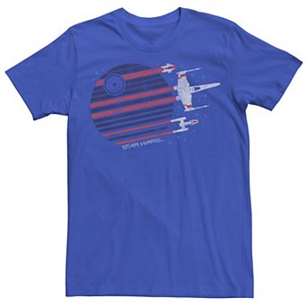 Men's Star Wars A, X, Y-Wing Death Star Flyby Graphic Tee