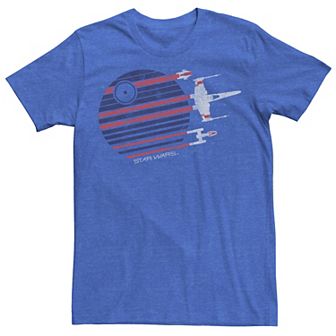 Men's Star Wars A, X, Y-Wing Death Star Flyby Graphic Tee