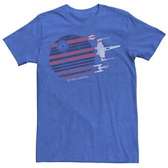 Men's Star Wars A, X, Y-Wing Death Star Flyby Graphic Tee