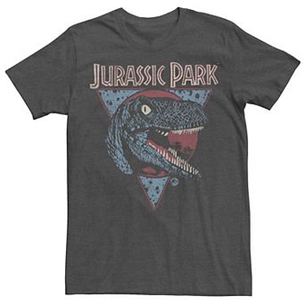 Men's Jurassic Park New Wave Blue Raptor Icon Graphic Tee