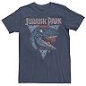 Men's Jurassic Park New Wave Blue Raptor Icon Graphic Tee
