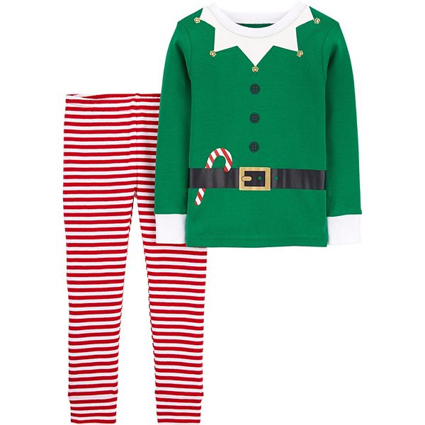 Kids best sale elf pajamas