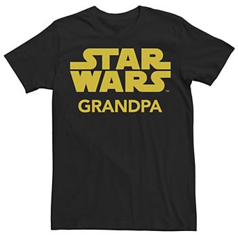 Men's Star Wars Grandpa Classic Title Logo Tee