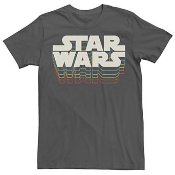 Men's Star Wars Retro Gradient Logo Graphic Tee