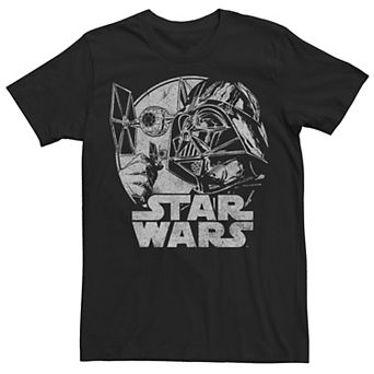 Men's Star Wars Vader Ship Graphic Tee