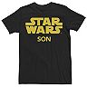 Men's Star Wars Son Classic Title Logo Graphic Tee