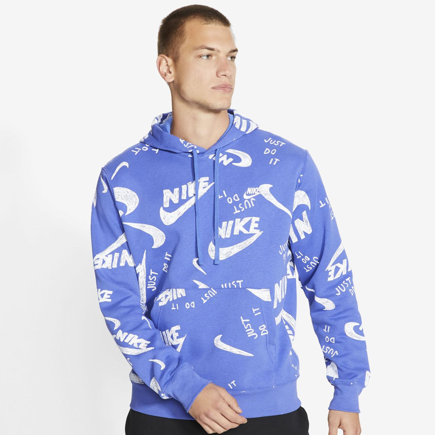 nike sky blue hoodie