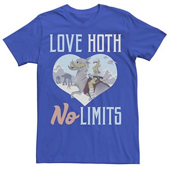 Men's Star Wars Love Hoth No Limits Text Graphic Tee