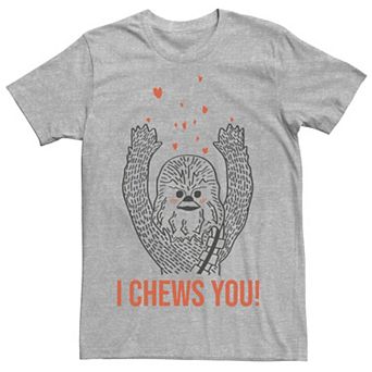 Men's Star Wars Chewbacca I Chews You Graphic Tee