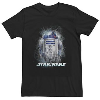 Men's Star Wars R2-D2 Logo Gradient Graphic Tee