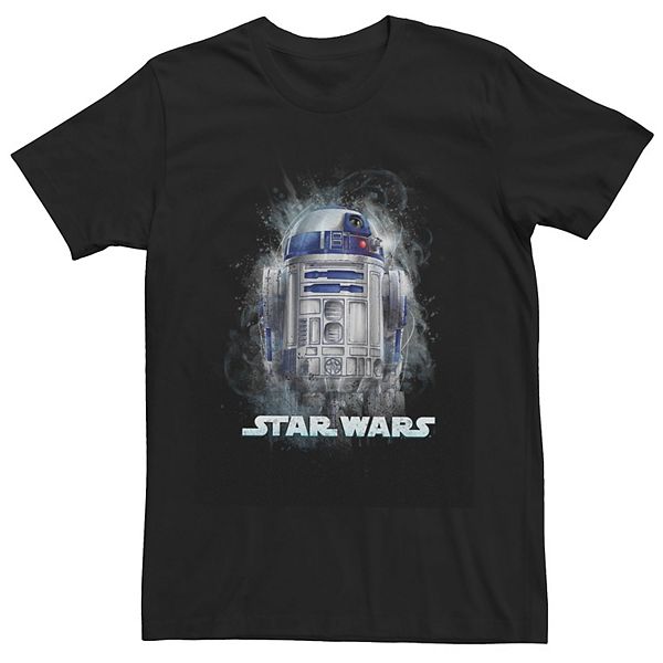 Men's Star Wars R2-d2 Logo Gradient Graphic Tee