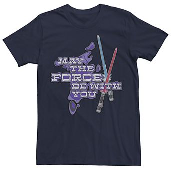 Men's Star Wars Trippy Clash Graphic Tee