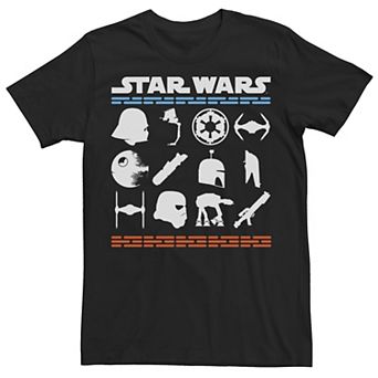 Men's Star Wars Lucas Film Stacked Graphic Tee