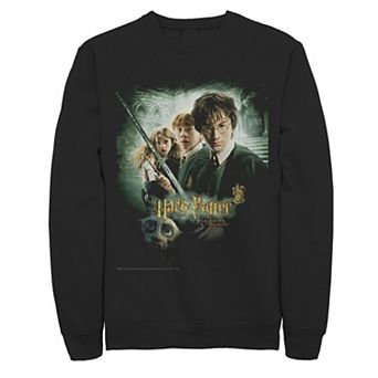 Men's Harry Potter And The Chamber Of Secrets Poster Fleece Graphic Pullover