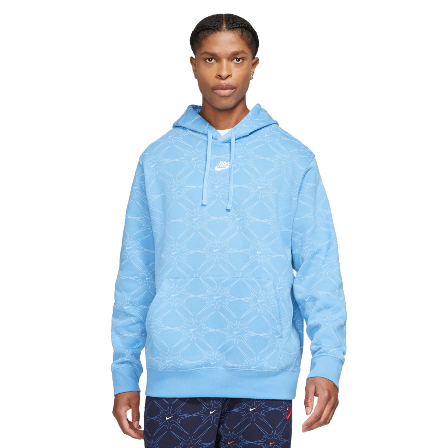 nike university blue hoodie