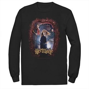 Men's Harry Potter And The Chamber Of Secrets Hermione Portrait Long Sleeve Graphic Tee