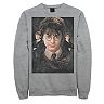 Men's Harry Potter Chamber Of Secrets Harry Ron Hermione Poster Fleece Graphic Pullover