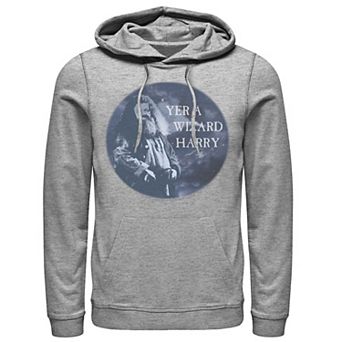 Men's Harry Potter Hagrid Yer A Wizard Harry Portrait Graphic Pullover Hoodie