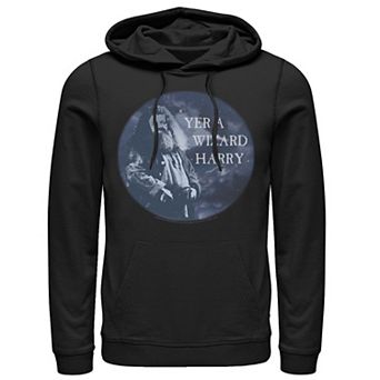Men's Harry Potter Hagrid Yer A Wizard Harry Portrait Graphic Pullover Hoodie