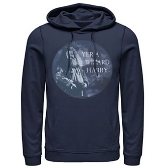Men's Harry Potter Hagrid Yer A Wizard Harry Portrait Graphic Pullover Hoodie