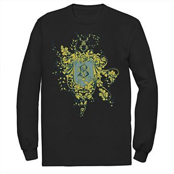 Men's Harry Potter Beauxbatons Crest Long Sleeve Graphic Tee