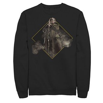 Men's Harry Potter Alastor Mad Eye Moody Character Portrait Fleece Graphic Pullover