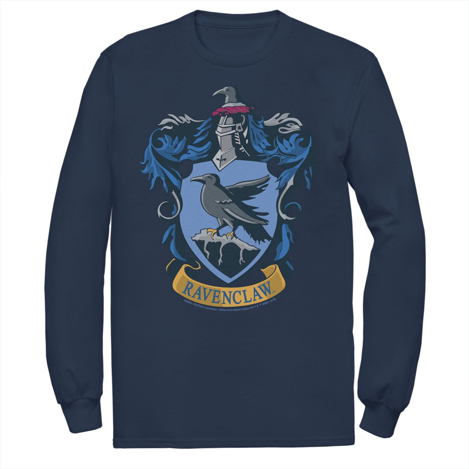 Image for Harry Potter Men's Ravenclaw House Crest Long Sleeve Graphic Tee at Kohl's.