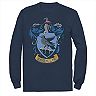 Men's Harry Potter Ravenclaw House Crest Long Sleeve Graphic Tee