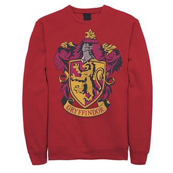 Men's Harry Potter Gryffindor House Crest Fleece Graphic Pullover
