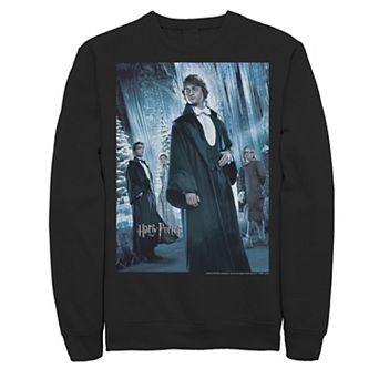 Men's Harry Potter Goblet Of Fire Yule Ball Character Poster Fleece Graphic Pullover