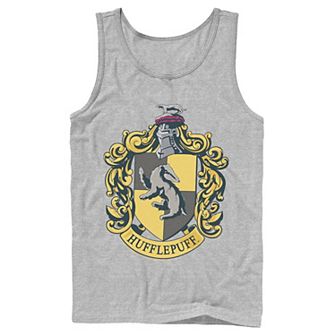 Mens Graphic Teen Guys Harry Potter Mens Goblet Of Hufflepuff House Graphic Tank Top