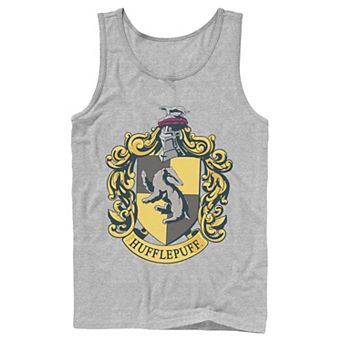 Mens Graphic Teen Guys Harry Potter Mens Goblet Of Hufflepuff House Graphic Tank Top