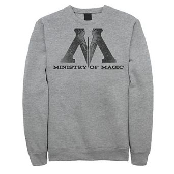 Men's Harry Potter Ministry Of Magic Logo Fleece Graphic Pullover