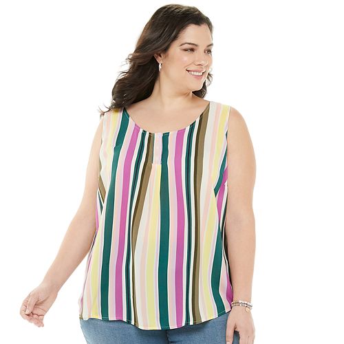 evri plus size tank tops