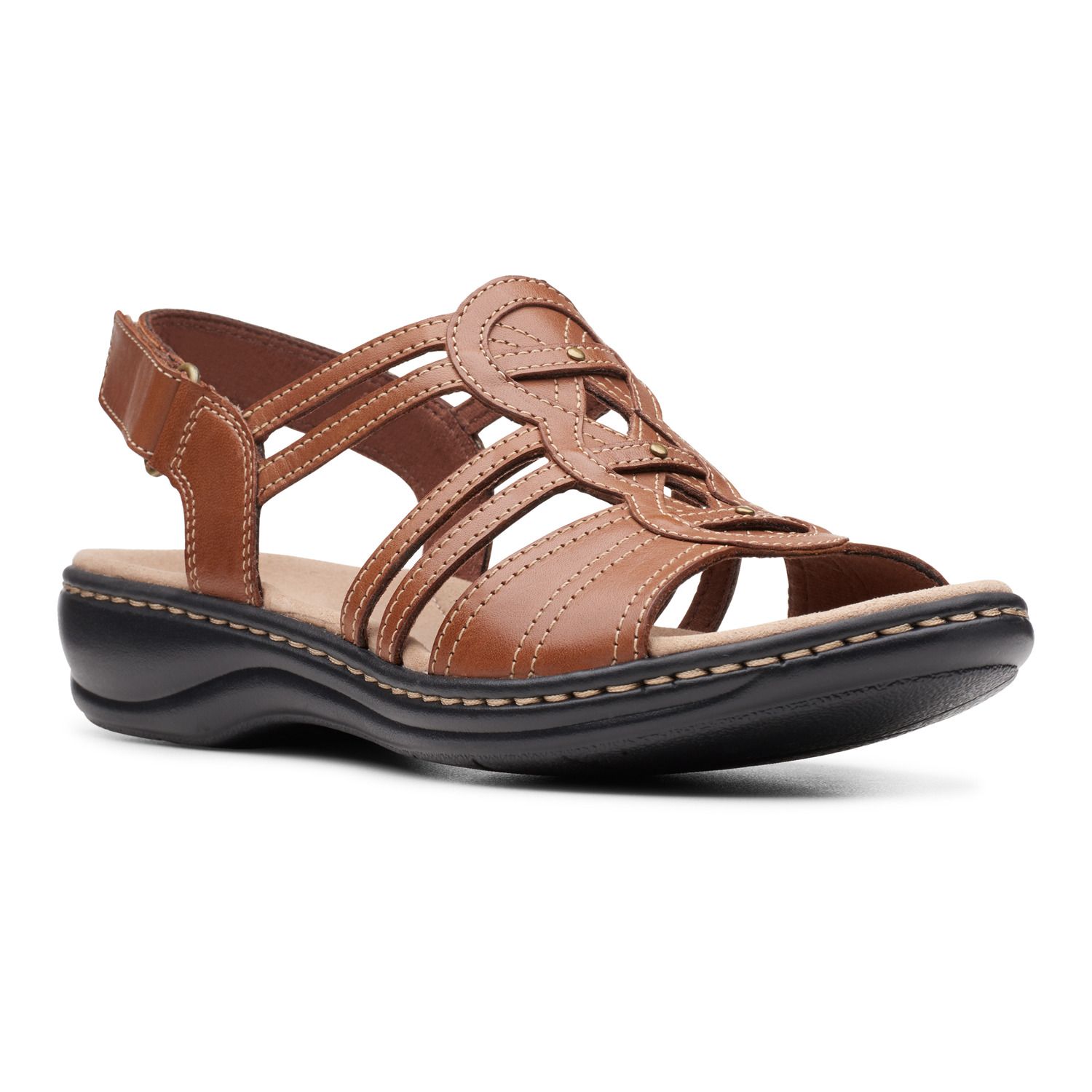 clarks strap sandals