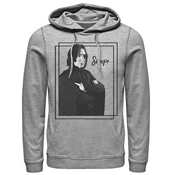 Men's Harry Potter Snape Simple Framed Portrait Graphic Pullover Hoodie