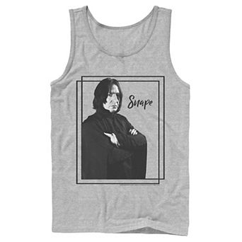 Men's Harry Potter Snape Simple Framed Portrait Graphic Tank Top