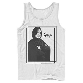 Men's Harry Potter Snape Simple Framed Portrait Graphic Tank Top