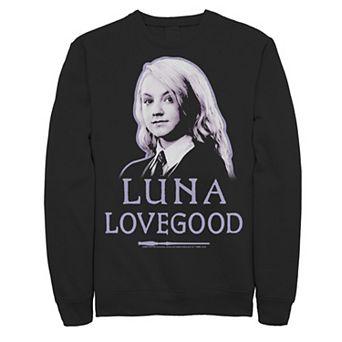 Men's Harry Potter Luna Lovegood Character Portrait Fleece Graphic Pullover