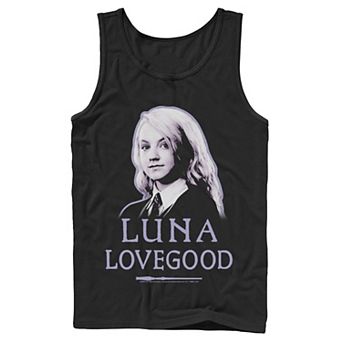 Men's Harry Potter Luna Lovegood Character Portrait Graphic Tank Top