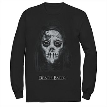 Men's Harry Potter Death Eater Portrait Long Sleeve Graphic Tee