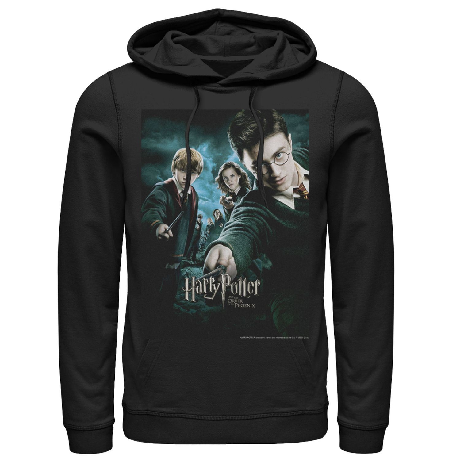 Image for Harry Potter Men's Order Of The Phoenix Wands Drawn Poster Graphic Pullover Hoodie at Kohl's.
