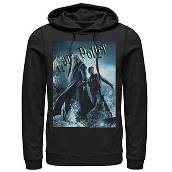 Men's Harry Potter Half-Blood Prince Dumbledore And Harry Poster Graphic Pullover Hoodie