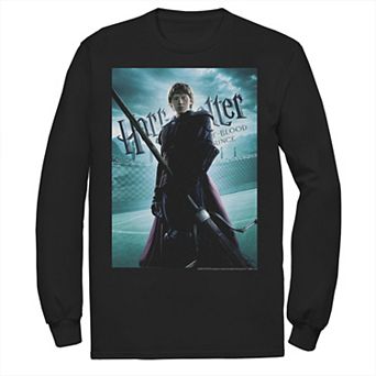 Men's Harry Potter Half-Blood Prince Ron Weasley Poster Long Sleeve Graphic Tee