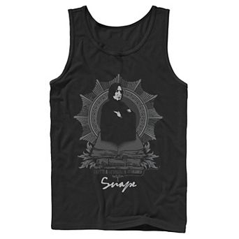 Men's Harry Potter Snape Books Portrait Graphic Tank Top