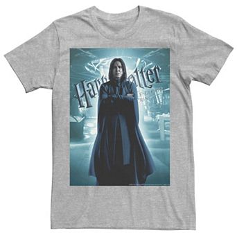 Men's Harry Potter Half-Blood Prince Snape Character Poster Graphic Tee