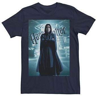 Men's Harry Potter Half-Blood Prince Snape Character Poster Graphic Tee